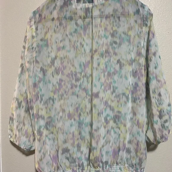 A.n.a 3/4 Sleeve Pastel colored Blouse- size xl(p) - Picture 7 of 11